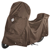 Coprimoto piccolo impermeabile marrone, con cuciture rinforzate. Per moto di piccole dimensioni. Di TUCANO URBANO.